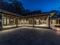 Exterior Kitchen Flanked by Master and Living Zones